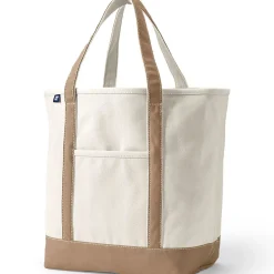 Große offene Canvas-Tasche