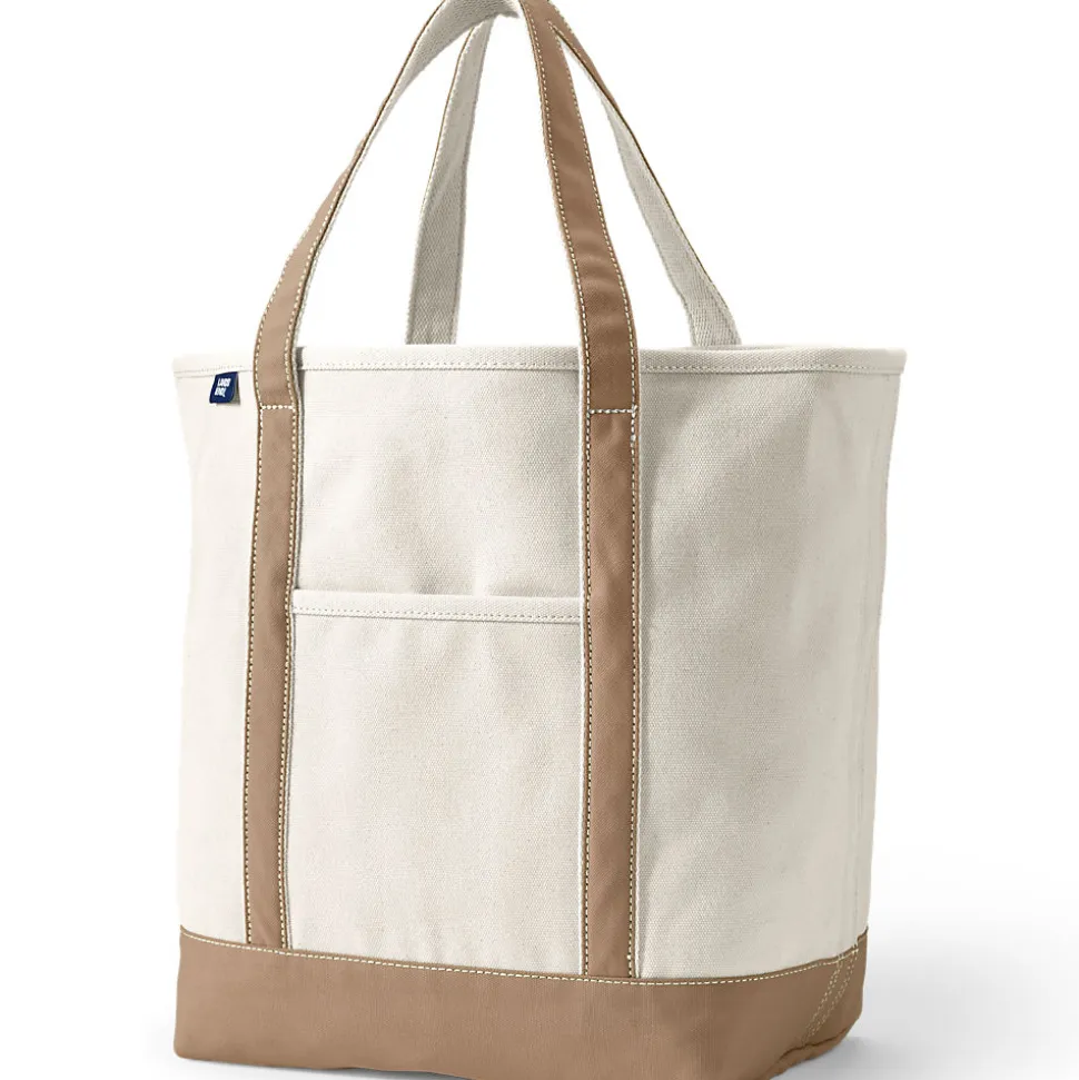 Große offene Canvas-Tasche