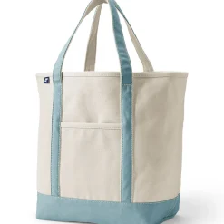 Große offene Canvas-Tasche