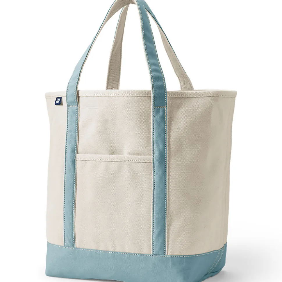 Große offene Canvas-Tasche
