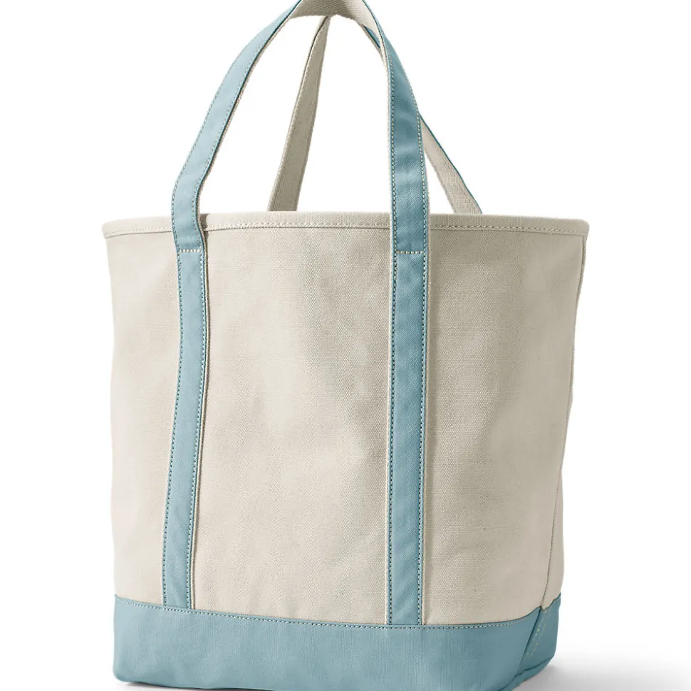 Große offene Canvas-Tasche
