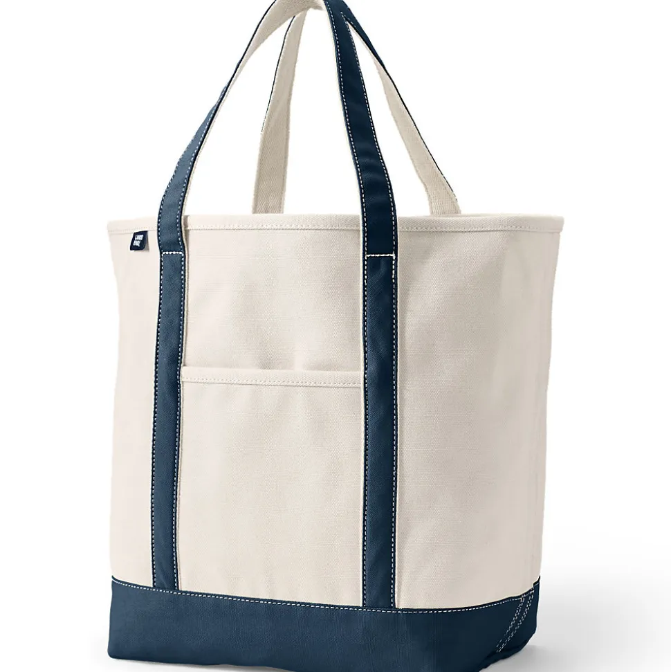 Große offene Canvas-Tasche