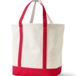 Große offene Canvas-Tasche