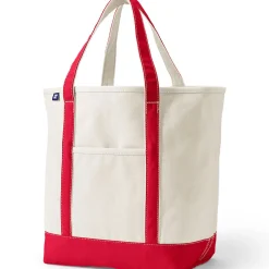 Große offene Canvas-Tasche
