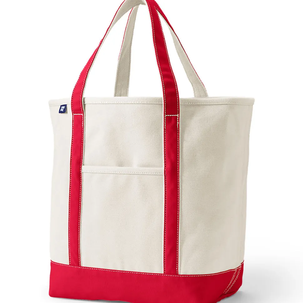 Große offene Canvas-Tasche