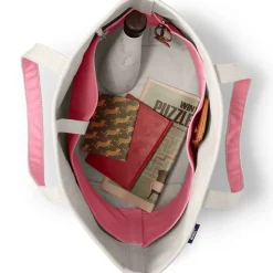 Große offene Canvas-Tasche