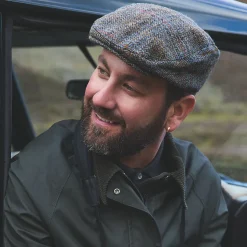 Harris Tweed Schiebermütze