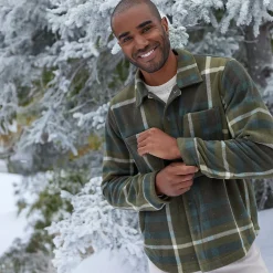 Hemdjacke aus Fleece für Herren