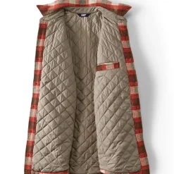 Hemdjacke aus gebürstetem Flanell und Stepp für Herren