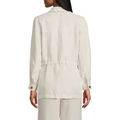 Hemdjacke aus Leinen für Damen