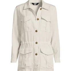 Hemdjacke aus Leinen für Damen