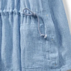 Hemdjacke aus Leinen für Damen