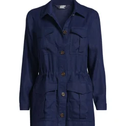 Hemdjacke aus Leinen für Damen