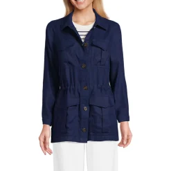 Hemdjacke aus Leinen für Damen