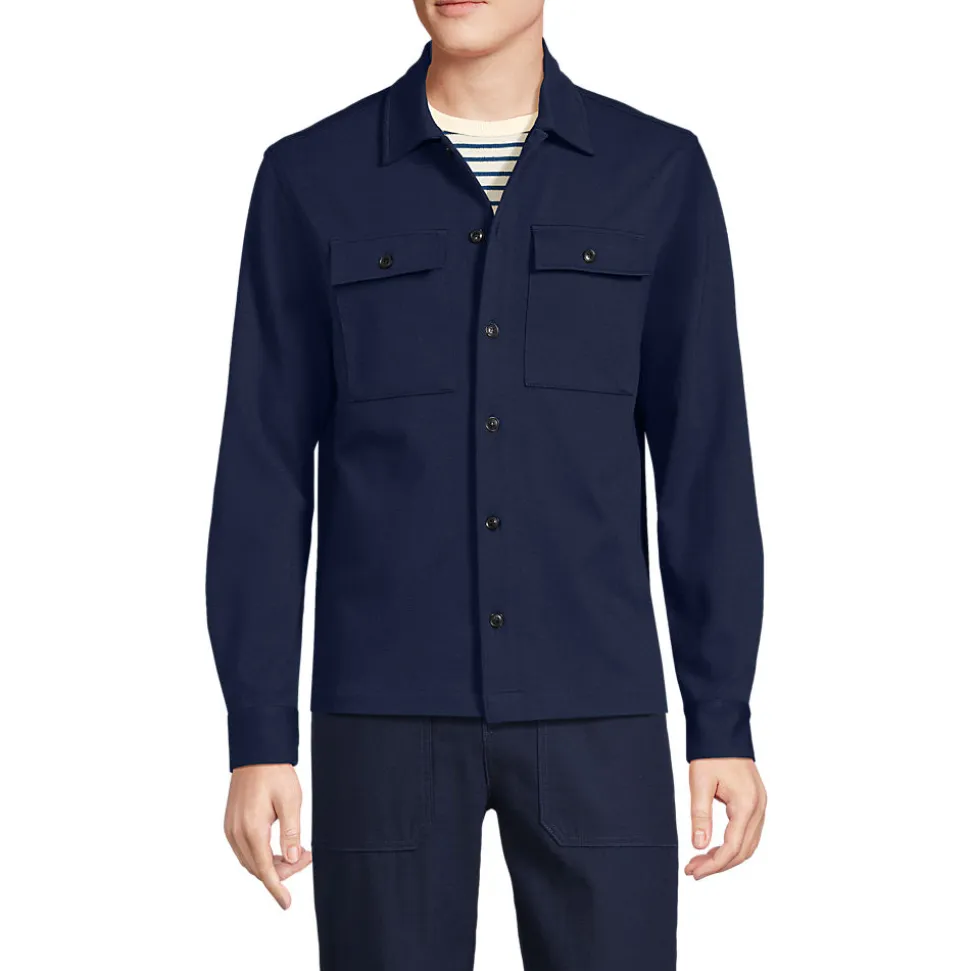 Hemdjacke aus Piqué für Herren