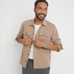 Hemdjacke aus Piqué für Herren