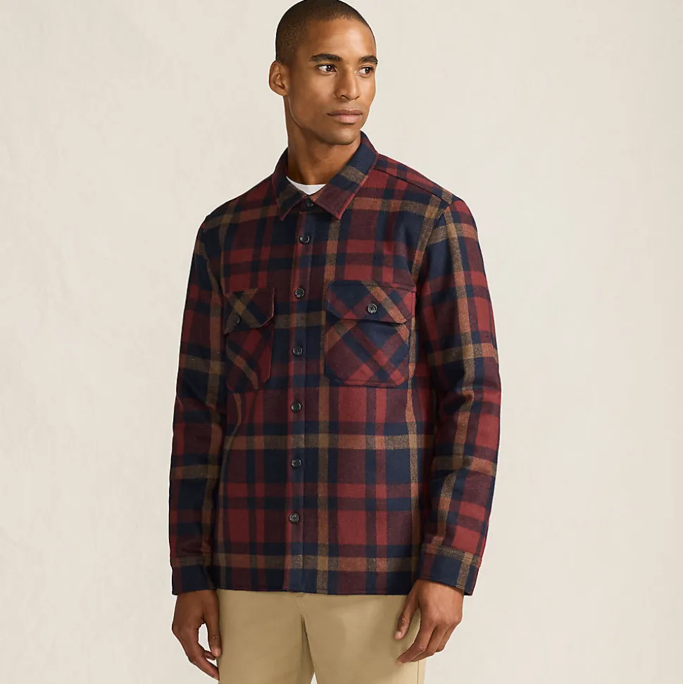 Hemdjacke mit Teddyfutter für Herren