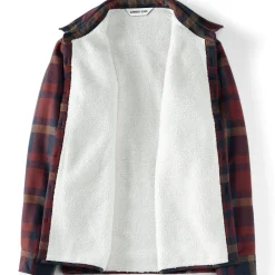 Hemdjacke mit Teddyfutter für Herren