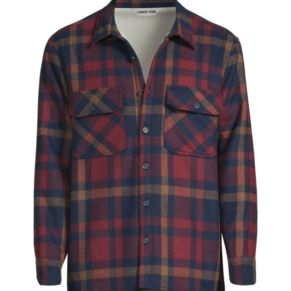 Hemdjacke mit Teddyfutter für Herren