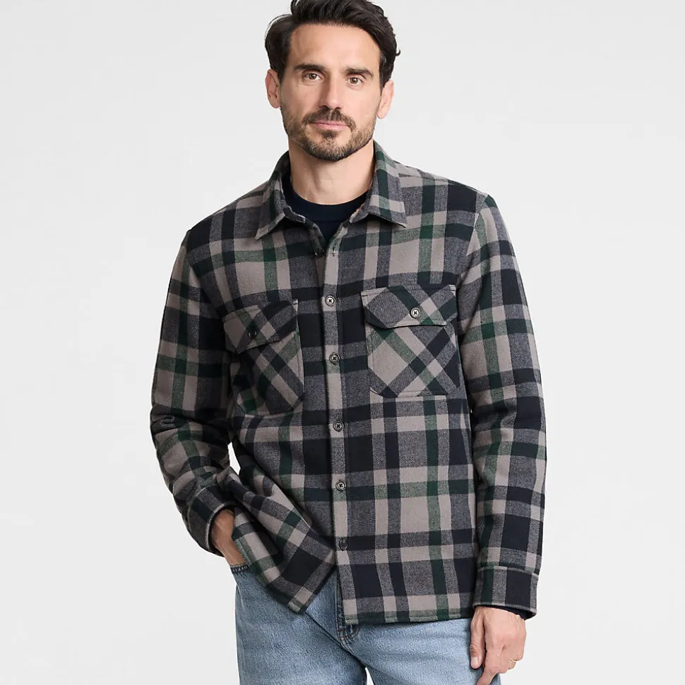 Hemdjacke mit Teddyfutter für Herren