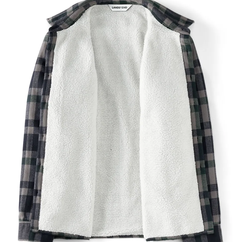 Hemdjacke mit Teddyfutter für Herren