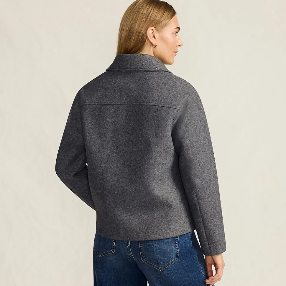 Hemdjacke Wool Touch für Damen