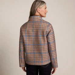 Hemdjacke Wool Touch Gemustert für Damen