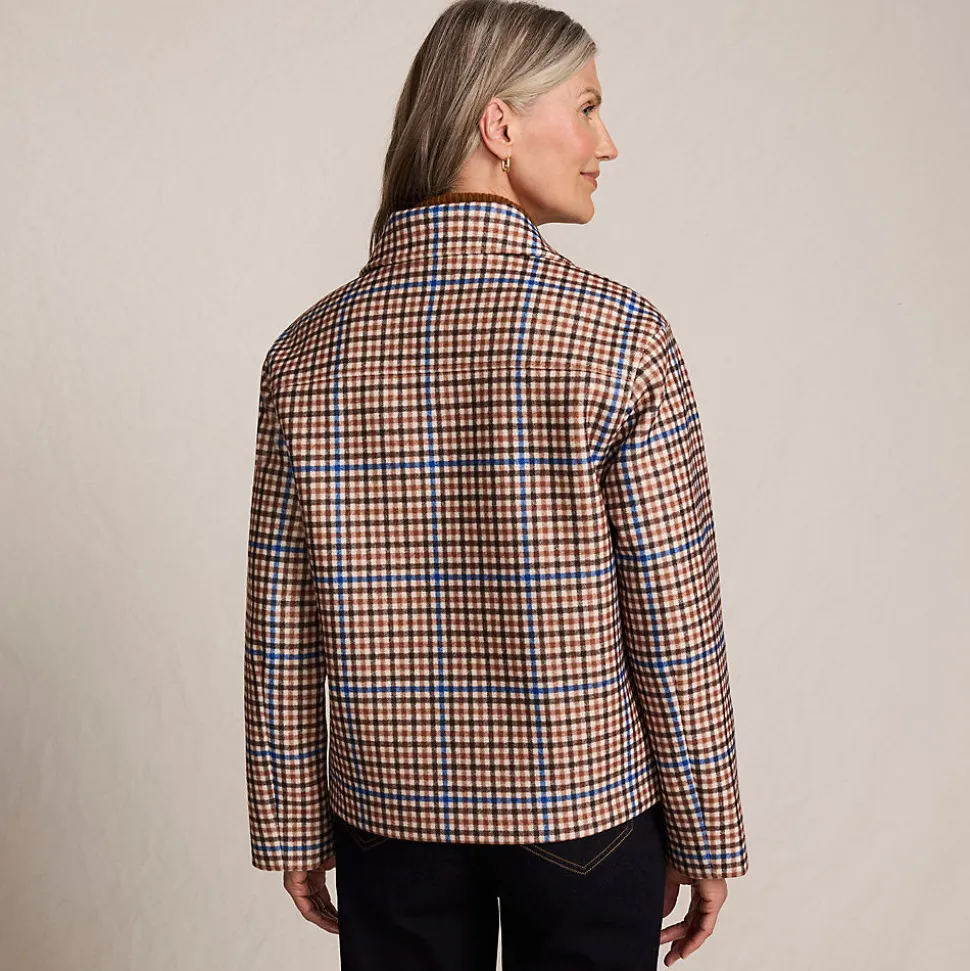 Hemdjacke Wool Touch Gemustert für Damen