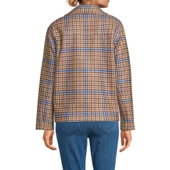 Hemdjacke Wool Touch Gemustert für Damen