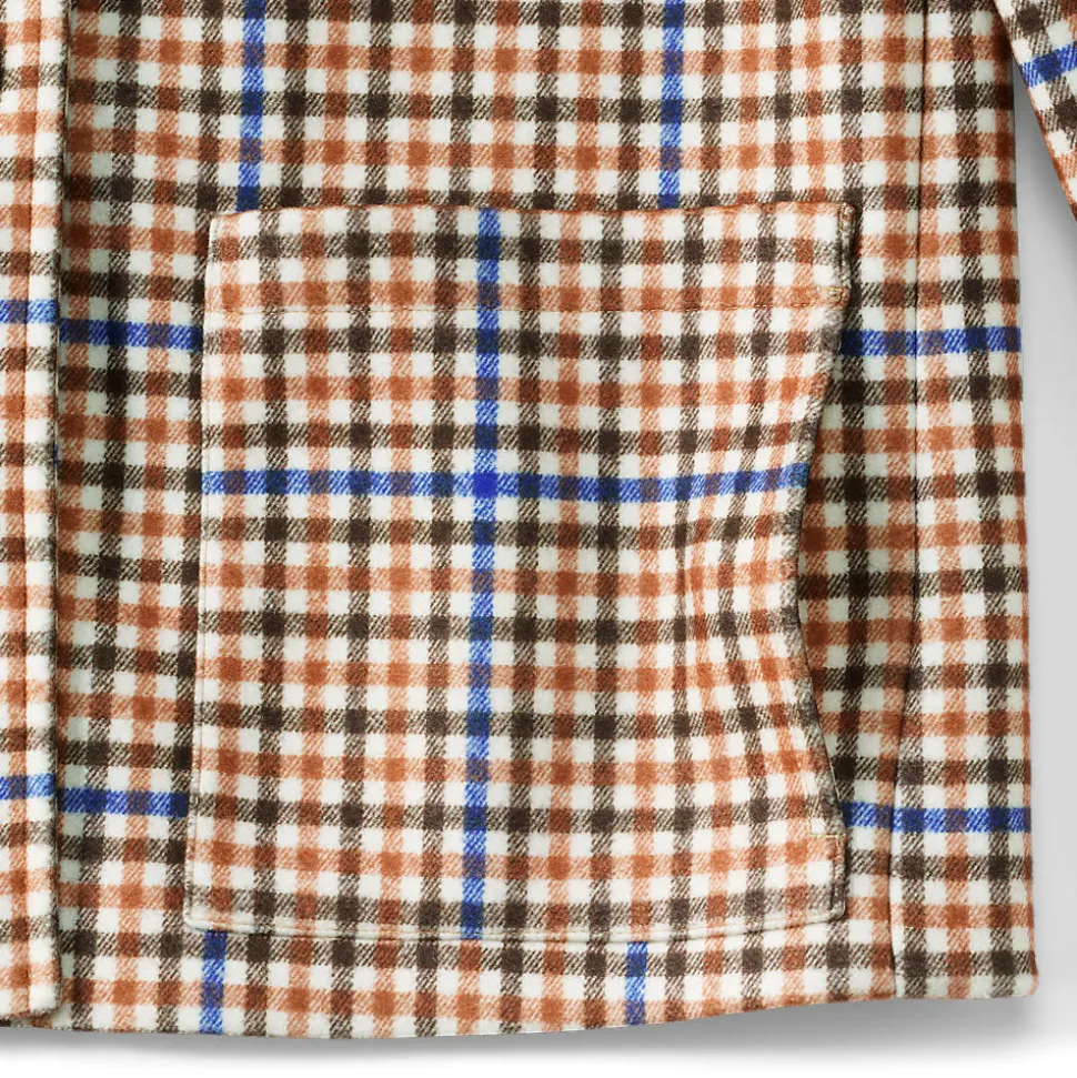 Hemdjacke Wool Touch Gemustert für Damen