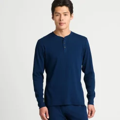 Henley-Schlafshirt für Herren