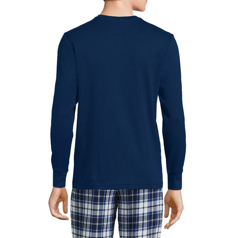 Henley-Schlafshirt für Herren