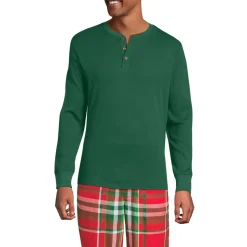 Henley-Schlafshirt für Herren