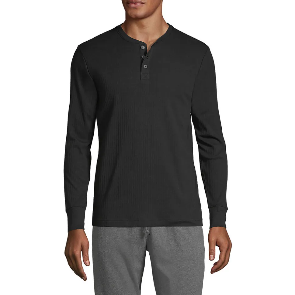 Henley-Schlafshirt für Herren