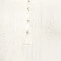 Henley-Shirt mit 3/4 Ärmeln für Damen