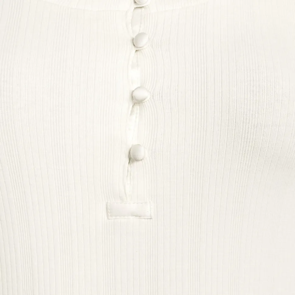 Henley-Shirt mit 3/4 Ärmeln für Damen