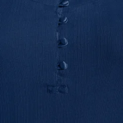 Henley-Shirt mit 3/4 Ärmeln für Damen