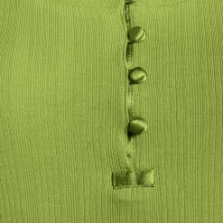 Henley-Shirt mit 3/4 Ärmeln für Damen