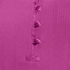 Henley-Shirt mit 3/4 Ärmeln für Damen