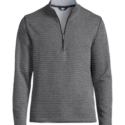 Herringbone-Pullover mit Reißverschluss für Herren