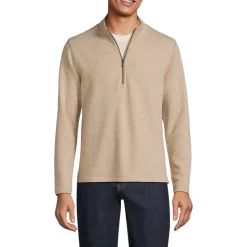 Herringbone-Pullover mit Reißverschluss für Herren
