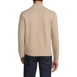 Herringbone-Pullover mit Reißverschluss für Herren