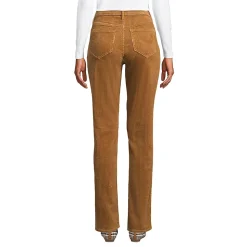 High Waist Breitcordhose Straight Fit für Damen