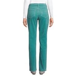 High Waist Breitcordhose Straight Fit für Damen