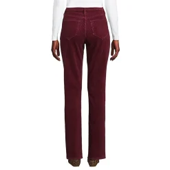 High Waist Breitcordhose Straight Fit für Damen