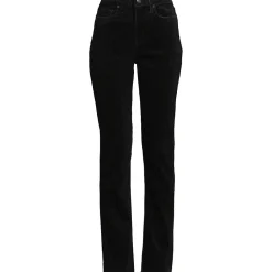 High Waist Breitcordhose Straight Fit für Damen