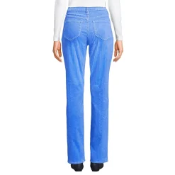 High Waist Breitcordhose Straight Fit für Damen