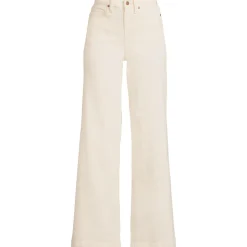 High Waist Jeans mit weitem Bein