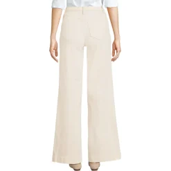 High Waist Jeans mit weitem Bein