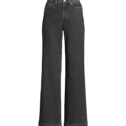 High Waist Jeans mit weitem Bein